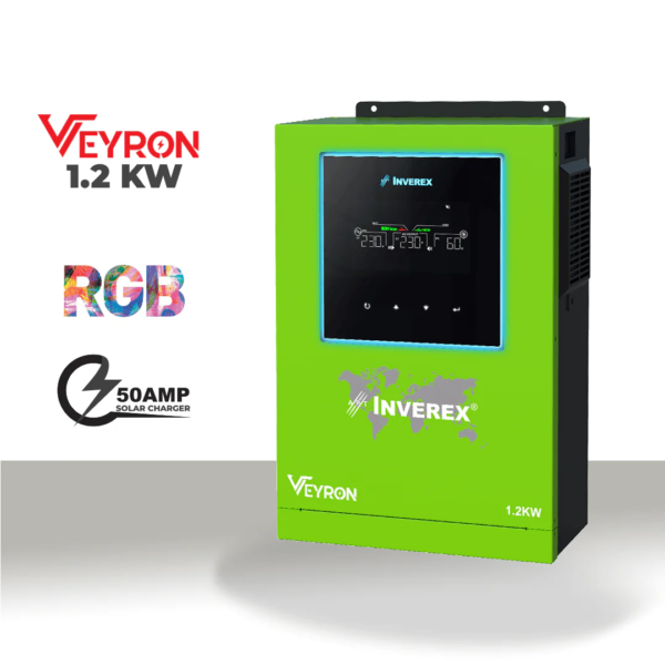 Inverex VEYRON 1.2KW MPPT Inverter – Compact, Efficient & Affordable